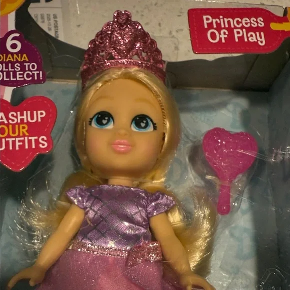 Princess Doll with Purple Dress - Picture 3 of 3